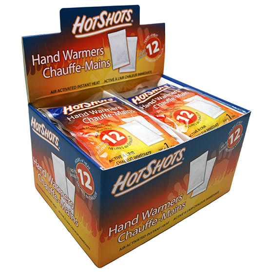 box of 40 hotshot handwarmers